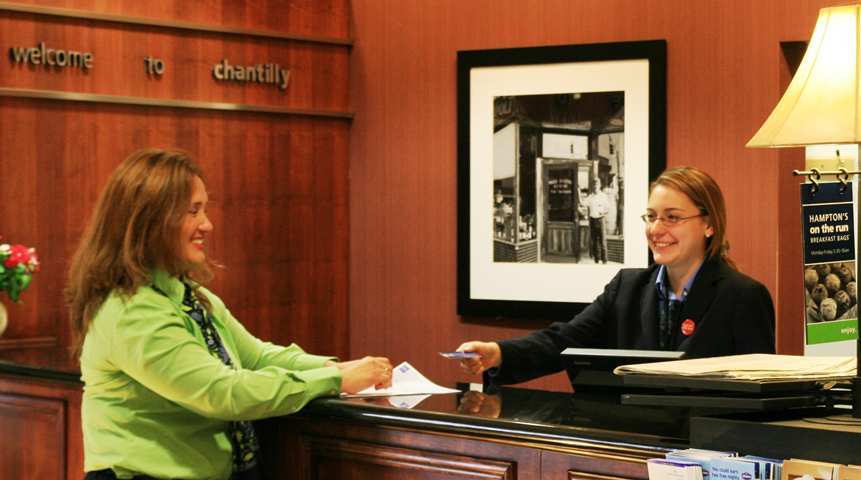 Hampton Inn Washington-Dulles International Airport South Chantilly Beltér fotó